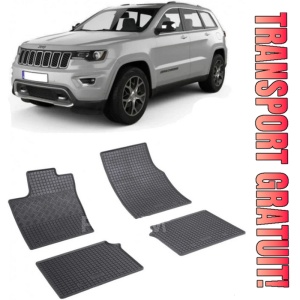 Jeep Grand Cherokee IV, Suv, fabricat din 10.2010 - Prezent, set covorase auto dedicate, din cauciuc 100% Premium