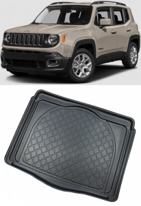 Jeep Renegade Suv din 09.2014 - 06.2018, Tavita Pentru Portbagaj Lux Premium Dedicata, Portbagaj Inferior *1 accesorii pentru autoturismul tau - masina v202005