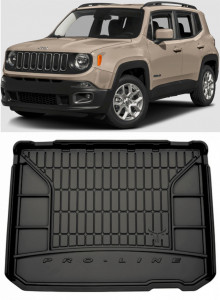 Jeep Renegade Suv din 09.2014 - 06.2018, Tavita Pentru Portbagaj Lux Premium Dedicata, Portbagaj Superior *1 accesorii pentru autoturismul tau - masina v185116