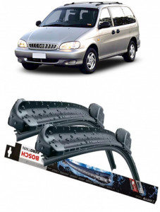 Kia CarnIVal / Grand CarnIVal III Set 2 stergatoare parbriz Bosch Bosch Aerotwin 60 cm/53 cm compatibile cu Kia CarnIVal / Grand CarnIVal III (Vq) din 2006 (60 cm / 53 cm) accesorii pentru autoturismul tau - masina v121621
