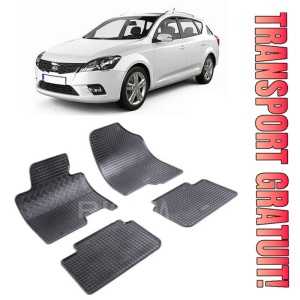 Kia Ceed II, Combi, fabricat din 05.2012 - 08.2018, set covorase auto dedicate, din cauciuc 100% Premium
