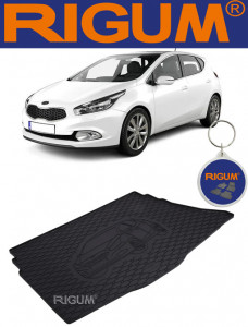 Kia Ceed II Hatchback din 05.2012 - 08.2018, Tavita Pentru Portbagaj Lux Premium Dedicata, Portbagaj Inferior *3 accesorii pentru autoturismul tau - masina v194713