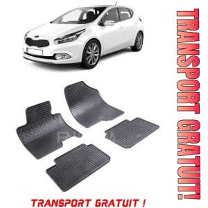 Kia Ceed II, Hatchback, fabricat din 05.2012 - 08.2018, set covorase auto dedicate, din cauciuc 100% Premium - Transport Gratuit