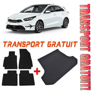 Kia Ceed III Hatchback din 06.2018 - Prezent, Set Covorase + tavita portbagaj auto Portbagaj Inferior *3