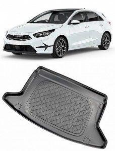 Kia Ceed III Hatchback din 06.2018 - Prezent, Tavita Pentru Portbagaj Lux Premium Dedicata, Portbagaj Inferior *2 accesorii pentru autoturismul tau - masina v200034