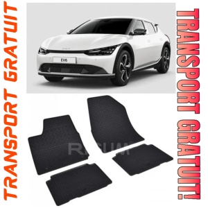 Kia EV6 fabricat din 2021 - Prezent, Suv, set covorase auto dedicate, din cauciuc 100% Premium