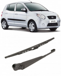 Kia Picanto I Brat stergator pentru luneta spate cu lamela 330 mm, compatibil cu Kia Picanto I Hatchback fabricat intre 2004-2011, calitate extra accesorii pentru autoturismul tau - masina v92007