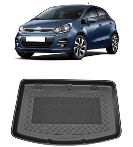 Kia Rio III Hatchback din 08.2011 - 01.2017, Tavita Pentru Portbagaj Lux Premium Dedicata, Portbagaj Inferior *3 accesorii pentru autoturismul tau - masina v191277