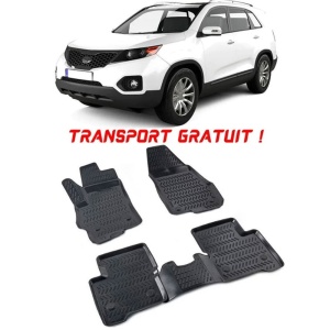 Kia Sorento II 2010-2015 Set 4 covorase auto din cauciuc tip tavita premium line 3D - Transport Gratuit! accesorii pentru autoturismul tau - masina v48899