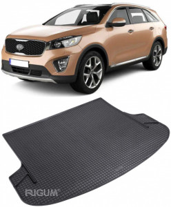 Kia Sorento Tavita pentru portbagaj din cauciuc, compatibila Kia Sorento II fabricatie 2009 - 01.2015, caroserie suv, 5 locuri accesorii pentru autoturismul tau - masina v111366