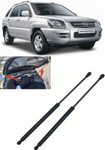 Kia Sportage II Set 2 amortizoare pentru portbagaj / haion Krosno compatibil cu Kia Sportage II SUV fabricat intre 2004-2010 accesorii pentru autoturismul tau - masina v89519