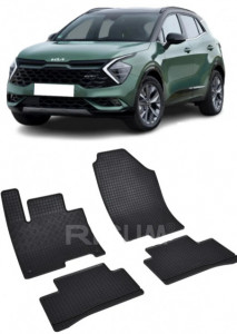 Kia Sportage MhEV fabricat din 2022 - Prezent, Suv, set covorase auto dedicate, din cauciuc 100% Premium accesorii pentru autoturismul tau - masina v150279