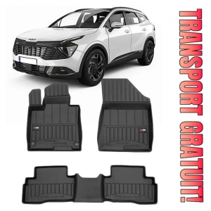Kia Sportage V Din 2022 - Prezent, Suv , Set Covorase Auto Tip Tavita Premium 3D, din cauciuc