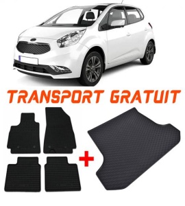 Kia Venga din 2009 - 2019 Hatchback Portbagaj Superior *3, Set Covorase + tavita portbagaj auto accesorii pentru autoturismul tau - masina v2440