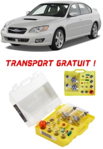 Kit trusa Set becuri H4 compatibila cu Subaru Legacy din 1999 - 2009 , bec far, semnalizare , pozitie, iluminare numar, frana, plafoniera, stop frana