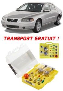 Kit trusa Set becuri H4 compatibila cu Volvo S60 I din 2000 - 2009 , bec far, semnalizare , pozitie, iluminare numar, frana, plafoniera, stop frana