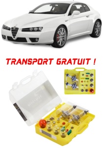 Kit trusa Set becuri H7 compatibila cu Alfa Romeo Brera din 2005 - 2010 , bec far, semnalizare , pozitie, iluminare numar, frana, plafoniera, stop frana