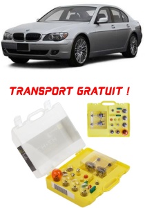 Kit trusa Set becuri H7 compatibila cu Bmw F03 din 2008 - 2015 , bec far, semnalizare , pozitie, iluminare numar, frana, plafoniera, stop frana