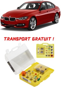 Kit trusa Set becuri H7 compatibila cu Bmw F31 din 2011 - 2019 , bec far, semnalizare , pozitie, iluminare numar, frana, plafoniera, stop frana