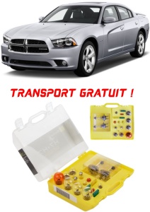 Kit trusa Set becuri H7 compatibila cu Dodge Charger din 2011 – 2020 , bec far, semnalizare , pozitie, iluminare numar, frana, plafoniera, stop frana