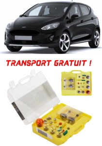 Kit trusa Set becuri H7 compatibila cu Ford Fiesta VI din 2008 - 2017 , bec far, semnalizare , pozitie, iluminare numar, frana, plafoniera, stop frana