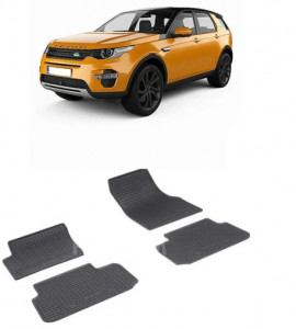 Land Rover Discovery Sport, Suv, fabricat din 01.2015 - Prezent, set covorase auto dedicate, din cauciuc 100% Premium accesorii pentru autoturismul tau - masina v160620