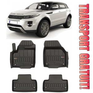 Land Rover Range Rover Evoque I, Suv, Din 07.2011 - 03.2019 , Set Covorase Auto Tip Tavita Premium 3D, din cauciuc