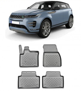Land Rover Range Rover Evoque II, Suv, Din 04.2019 - Prezent , Set Covorase Auto Tip Tavita Premium 3D, din cauciuc accesorii pentru autoturismul tau - masina v170050