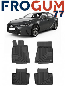 Lexus Is III Din 06.2013 - Prezent, Sedan , Set Covorase Auto Tip Tavita Premium 3D, din cauciuc accesorii pentru autoturismul tau - masina v168023