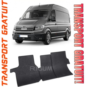 Man Tge fabricat din 2016 - Prezent, Truck, set covorase auto dedicate, din cauciuc 100% Premium