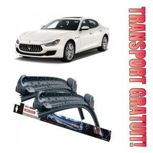 Maserati Ghibli Set 2 stergatoare parbriz Bosch Bosch Aerotwin compatibile cu Maserati Ghibli 2013 (65 cm / 45 cm)