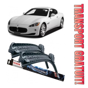 Maserati Gran Set 2 stergatoare parbriz Bosch Bosch Aerotwin compatibile cu Maserati Gran 2007-2012 (65 cm / 40 cm)