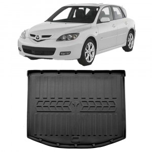 Mazda 3 (Bk) Hatchback (2003-2009) Tavita cauciuc pentru protectie portbagaj accesorii pentru autoturismul tau - masina v225631