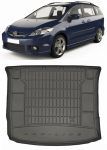 Mazda 5 I Van din 2005 - 09.2010, Tavita Pentru Portbagaj Lux Premium Dedicata, Rand 3 Culcat *1 accesorii pentru autoturismul tau - masina v198394