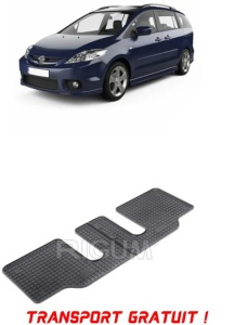 Mazda 5 I, Van, fabricat din 2005 - 09.2010, set covorase auto dedicate, din cauciuc 100% Premium - Transport Gratuit accesorii pentru autoturismul tau - masina v39008
