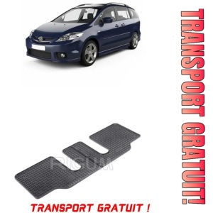 Mazda 5 I, Van, fabricat din 2005 - 09.2010, set covorase auto dedicate, din cauciuc 100% Premium - Transport Gratuit