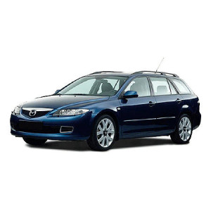 Mazda 6 I, Combi, Din 02.2002 - 2008 , Set Covorase Auto Tip Tavita Premium 3D, din cauciuc accesorii pentru autoturismul tau - masina v169937