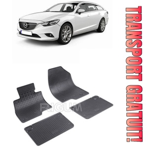 Mazda 6 III, Combi, fabricat din 01.2013 - Prezent, set covorase auto dedicate, din cauciuc 100% Premium