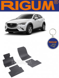 Mazda CX-3, Suv, fabricat din 06.2015 - Prezent, set covorase auto dedicate, din cauciuc 100% Premium accesorii pentru autoturismul tau - masina v160909