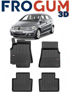 Mercedes B-Class W245 Din 06.2005 - 2011, Van Set Covorase Auto Tip Tavita Premium 3D, din cauciuc accesorii pentru autoturismul tau - masina v161626