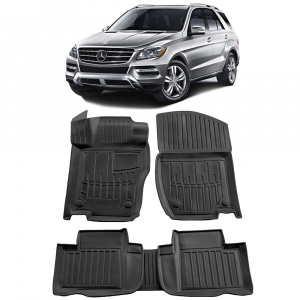 Mercedes Benz W164 Ml (2005-2011) Set covorase auto cauciuc G.Modern Line 3D accesorii pentru autoturismul tau - masina v67002