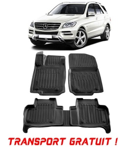 Mercedes Benz W166 ML (2011-2015) Set covorase auto cauciuc G.Modern Line 3D transport gratuit accesorii pentru autoturismul tau - masina v50281