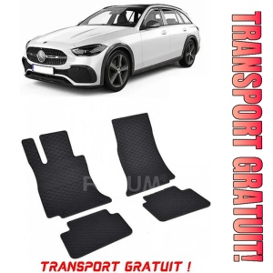 Mercedes C-Class W206 fabricat din 06.2021 - Prezent, Combi, set covorase auto dedicate, din cauciuc 100% Premium - Transport Gratuit