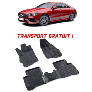 Mercedes CLA I (C117) 2013-2019 Set 4 covorase auto din cauciuc tip tavita premium line 3D - Transport Gratuit! accesorii pentru autoturismul tau - masina v48807