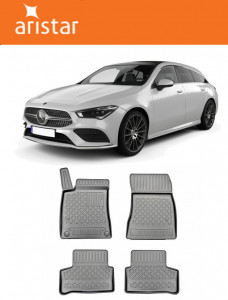 Mercedes Cla II, Combi, Din 09.2019 - Prezent , Set Covorase Auto Tip Tavita Premium 3D, din cauciuc accesorii pentru autoturismul tau - masina v169840