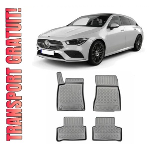 Mercedes Cla II, Combi, Din 09.2019 - Prezent , Set Covorase Auto Tip Tavita Premium 3D, din cauciuc