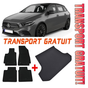 Mercedes Clasa B Set Covorase + tavita portbagaj auto Mercedes B-Class W246 fabricatie 10.2011 - 12.2018, caroserie van, portbagaj inferior