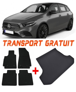 Mercedes Clasa B Set Covorase + tavita portbagaj auto Mercedes B-Class W246 fabricatie 10.2011 - 12.2018, caroserie van accesorii pentru autoturismul tau - masina v1456