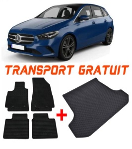 Mercedes clasa B W247 Van din 01.2019 - Prezent, Set Covorase + tavita portbagaj auto Portbagaj Superior *1 accesorii pentru autoturismul tau - masina v536
