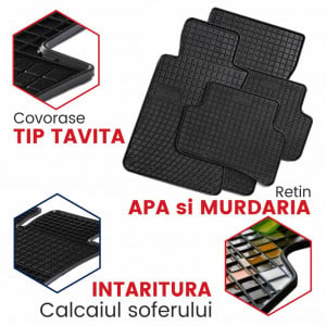 Mercedes Clasa S W220, Sedan, Din 1998 - 06.2005 , Set Covorase Auto Premium accesorii pentru autoturismul tau - masina v158669
